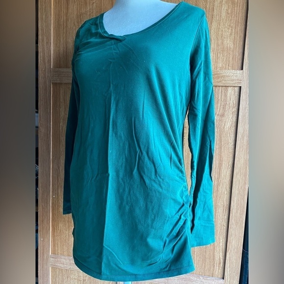 MATERNITY Green Long Sleeve Top - Picture 1 of 1